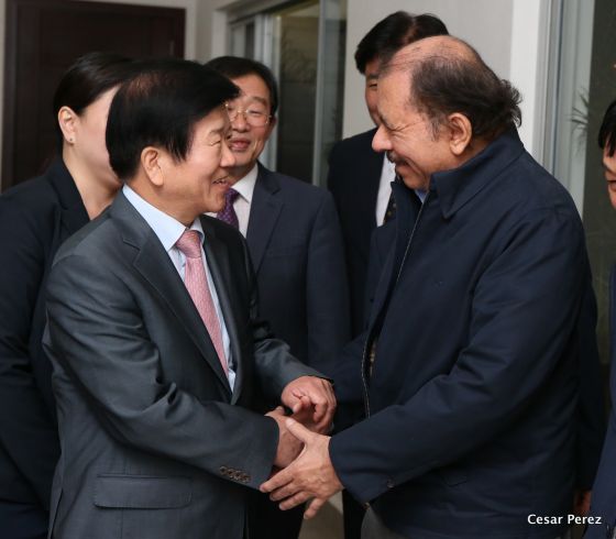 Presidente Daniel se reúne con el Vicepresidente de la Asamblea Nacional de Corea, Sr. Byeong-Seung Park