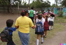 Simulacro de sismo en barrio capitalino