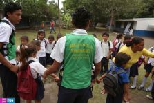 Simulacro de sismo en barrio capitalino