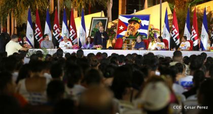 Nicaragua: Homenaje al Comandante Fidel