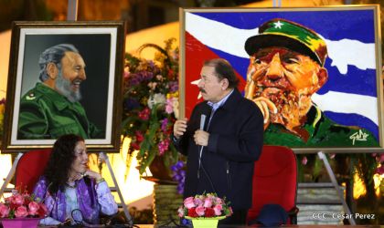 Nicaragua: Homenaje al Comandante Fidel