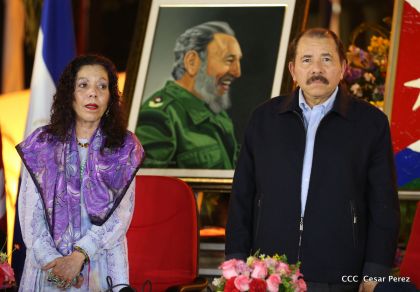 Nicaragua: Homenaje al Comandante Fidel
