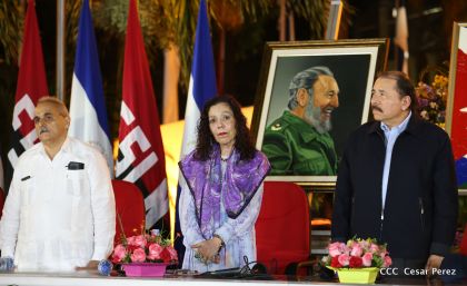 Nicaragua: Homenaje al Comandante Fidel