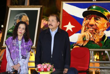 Nicaragua: Homenaje al Comandante Fidel
