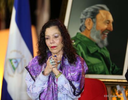 Nicaragua: Homenaje al Comandante Fidel