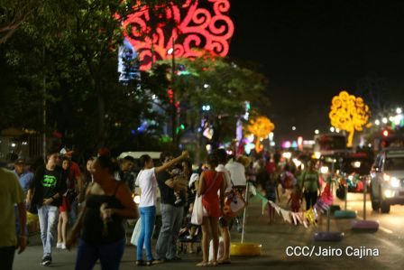 Altares a la Purísima en la Avenida de Bolívar a Chávez