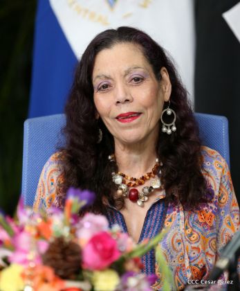 Daniel y Rosario reciben cartas credenciales de los Embajadores de la Unión Europea, Federación de Rusia y Costa Rica