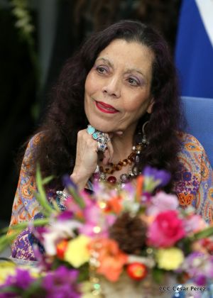 Daniel y Rosario reciben cartas credenciales de los Embajadores de la Unión Europea, Federación de Rusia y Costa Rica