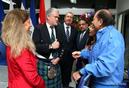 Daniel y Rosario reciben cartas credenciales de los Embajadores de la Unión Europea, Federación de Rusia y Costa Rica