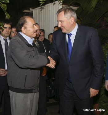 Daniel y Rosario se reúnen con Vice Primer Ministro de Rusia, Dmitri Rogozin