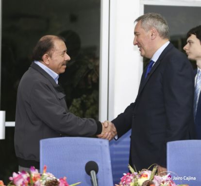 Daniel y Rosario se reúnen con Vice Primer Ministro de Rusia, Dmitri Rogozin