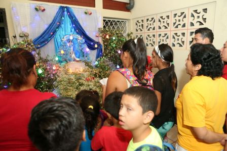 Celebración de la Gritería en Managua