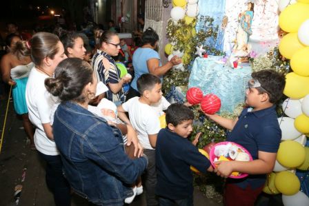 Celebración de la Gritería en Managua