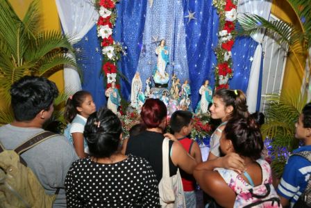 Celebración de la Gritería en Managua