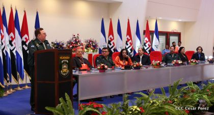 Daniel y Rosario presiden acto de graduación de cadetes del Ejército de Nicaragua