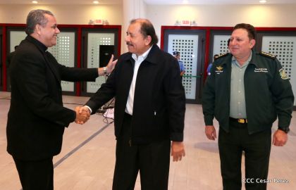 Daniel y Rosario presiden acto de graduación de cadetes del Ejército de Nicaragua
