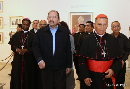Daniel y Rosario inauguran el Museo San Juan Pablo II