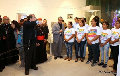 Daniel y Rosario inauguran el Museo San Juan Pablo II