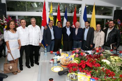 Daniel y Rosario conmemoran el XII Aniversario del ALBA-TCP