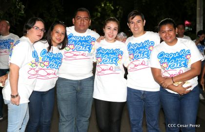 Presidente Daniel y Compañera Rosario reciben cartas credenciales de los embajadores de Corea, Francia y Uruguay