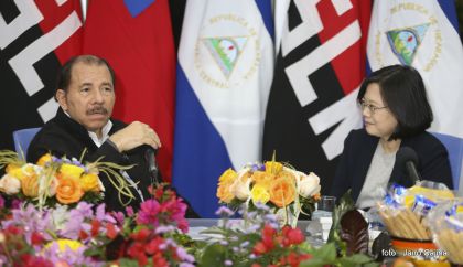 Presidente Daniel y Compañera Rosario reciben a la Presidenta de la República de China (Taiwán)