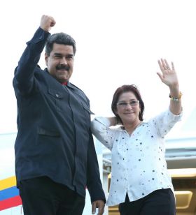 Presidente Daniel y Compañera Rosario celebran con el Presidente Maduro el 10 Aniversario de Nicaragua en el ALBA