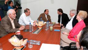 Presidente Daniel recibe al Parlamentario Alemán Wolfgang Gechrcke