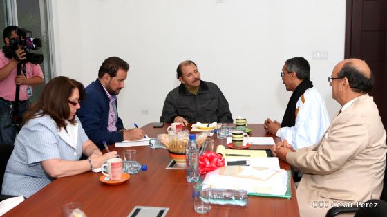 Presidente Daniel se reúne con representante del Gobierno y Pueblo Saharaui