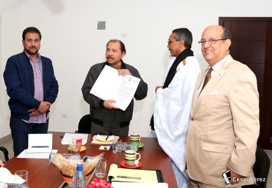 Presidente Daniel se reúne con representante del Gobierno y Pueblo Saharaui