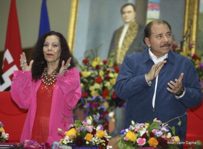 Daniel y Rosario juramentan al Gabinete del Gobierno Sandinista
