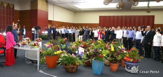 Daniel y Rosario juramentan al Gabinete del Gobierno Sandinista