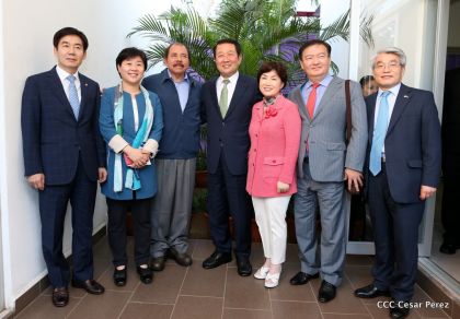 Presidente Daniel recibe al Vicepresidente del Parlamento de la República de Corea
