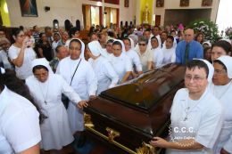 Despiden a Sor Emilia Rachela