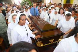 Despiden a Sor Emilia Rachela