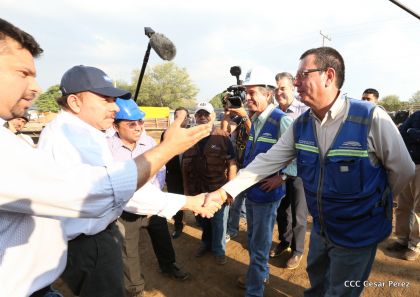 Presidente Daniel recorre obras del nuevo Estadio Nacional ”Denis Martínez" y el Polideportivo "Alexis Argüello"