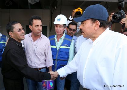 Presidente Daniel recorre obras del nuevo Estadio Nacional ”Denis Martínez" y el Polideportivo "Alexis Argüello"
