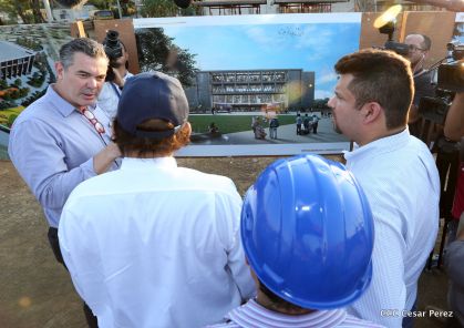 Presidente Daniel recorre obras del nuevo Estadio Nacional ”Denis Martínez" y el Polideportivo "Alexis Argüello"