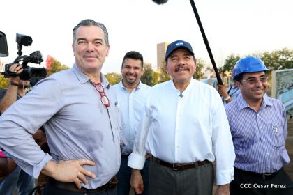 Presidente Daniel recorre obras del nuevo Estadio Nacional ”Denis Martínez" y el Polideportivo "Alexis Argüello"