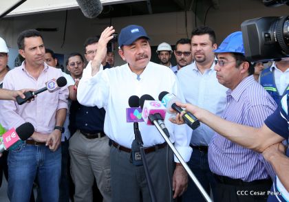 Presidente Daniel recorre obras del nuevo Estadio Nacional ”Denis Martínez" y el Polideportivo "Alexis Argüello"