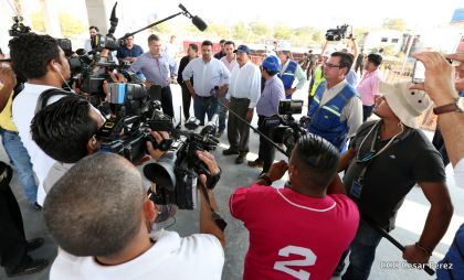 Presidente Daniel recorre obras del nuevo Estadio Nacional ”Denis Martínez" y el Polideportivo "Alexis Argüello"