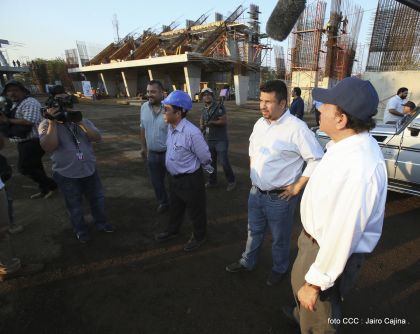 Presidente Daniel recorre obras del nuevo Estadio Nacional ”Denis Martínez" y el Polideportivo "Alexis Argüello"