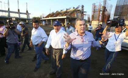 Presidente Daniel recorre obras del nuevo Estadio Nacional ”Denis Martínez" y el Polideportivo "Alexis Argüello"