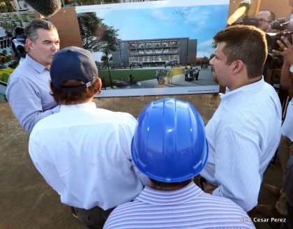 Presidente Daniel recorre obras del nuevo Estadio Nacional ”Denis Martínez" y el Polideportivo "Alexis Argüello"