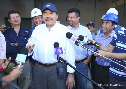 Presidente Daniel recorre obras del nuevo Estadio Nacional ”Denis Martínez" y el Polideportivo "Alexis Argüello"