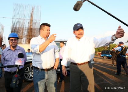 Presidente Daniel recorre obras del nuevo Estadio Nacional ”Denis Martínez" y el Polideportivo "Alexis Argüello"