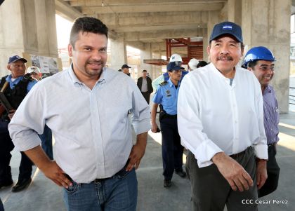 Presidente Daniel recorre obras del nuevo Estadio Nacional ”Denis Martínez" y el Polideportivo "Alexis Argüello"