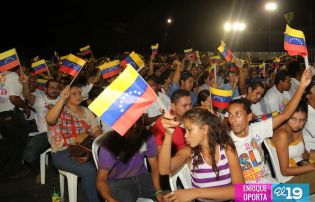 Homenaje a Hugo Chávez en Managua