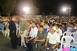 Homenaje a Hugo Chávez en Managua