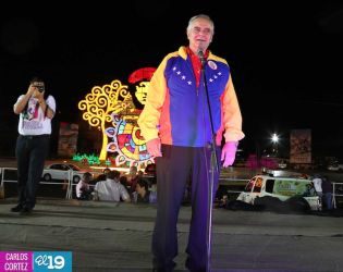 Homenaje a Hugo Chávez en Managua
