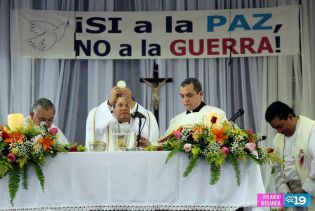 Cardenal Miguel oficia Misa por la Paz